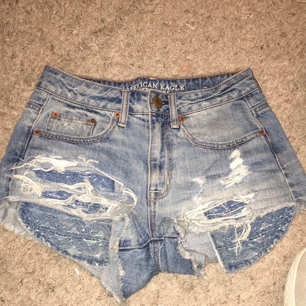 American eagle high-rise festival size 2 shorts